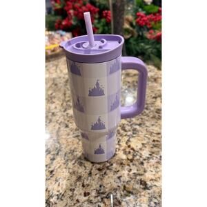 NEW 2026 Disney x Starbucks Lavender Castle Checker 30oz Tumbler